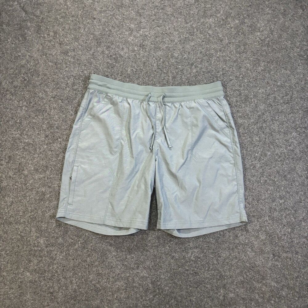 KUHL Trekr Shorts Women’s Large Pull On 8" Outdoor Performance Hiking Green